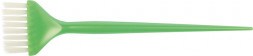 Кисть для окрашивания DEWAL зеленая, с белой прямой  щетиной, узкая 45мм